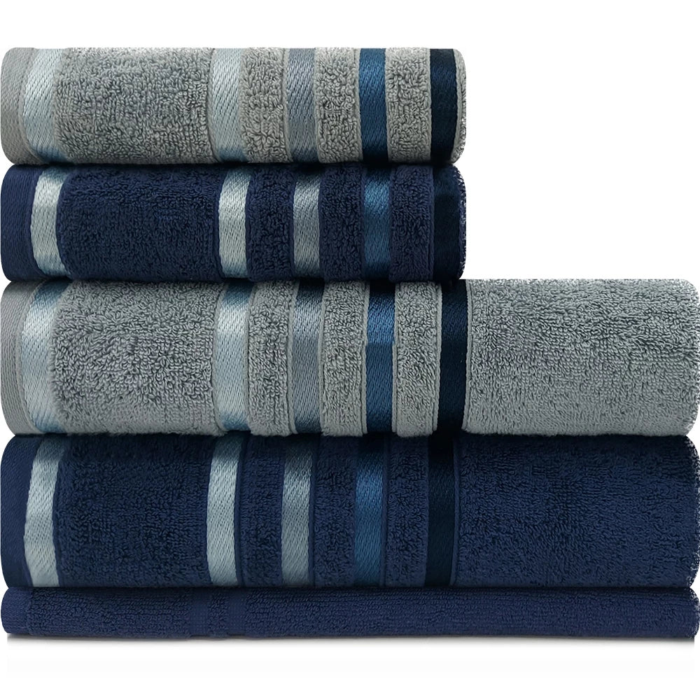 Kit 10 Toalhas de Banho Gigantes Paris 100% Algodão 80x150cm - 500g/m Masculino
